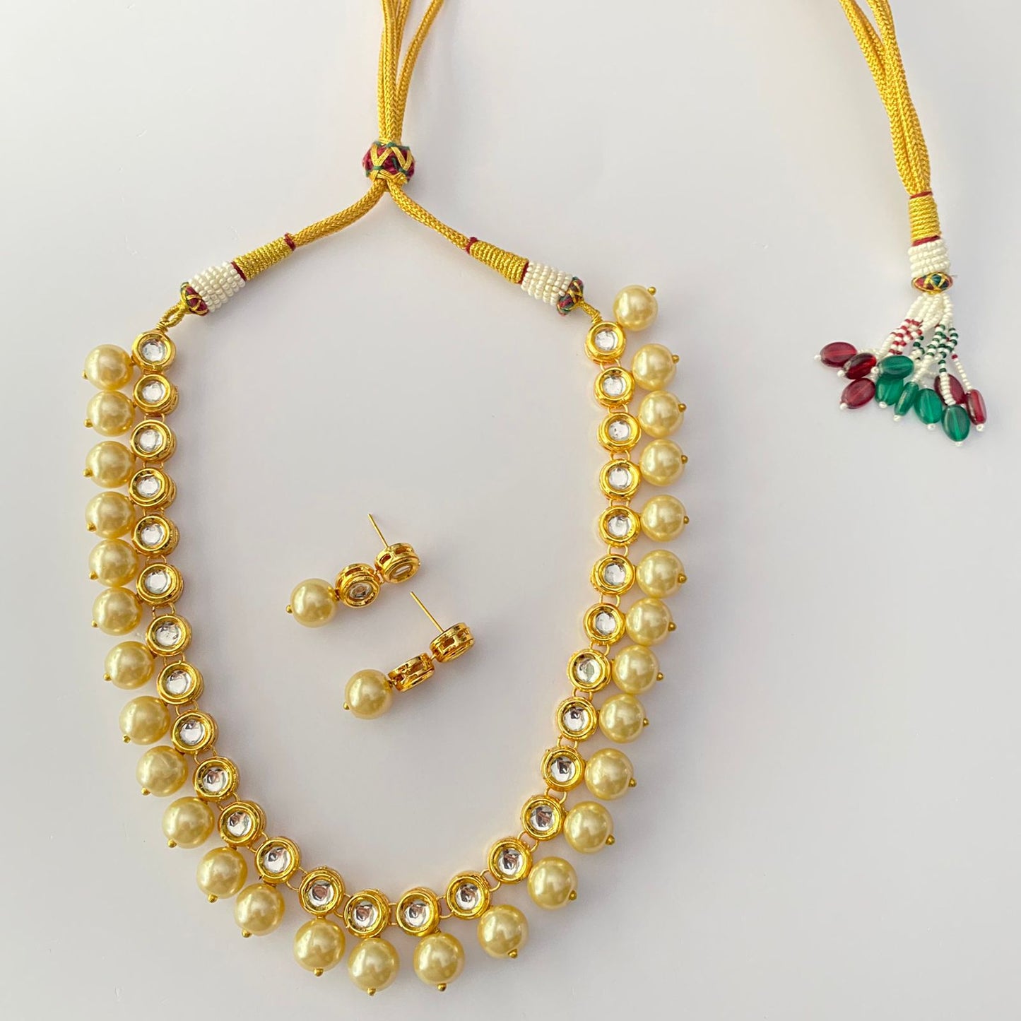KUNDAN POLKI NECKLACE SET