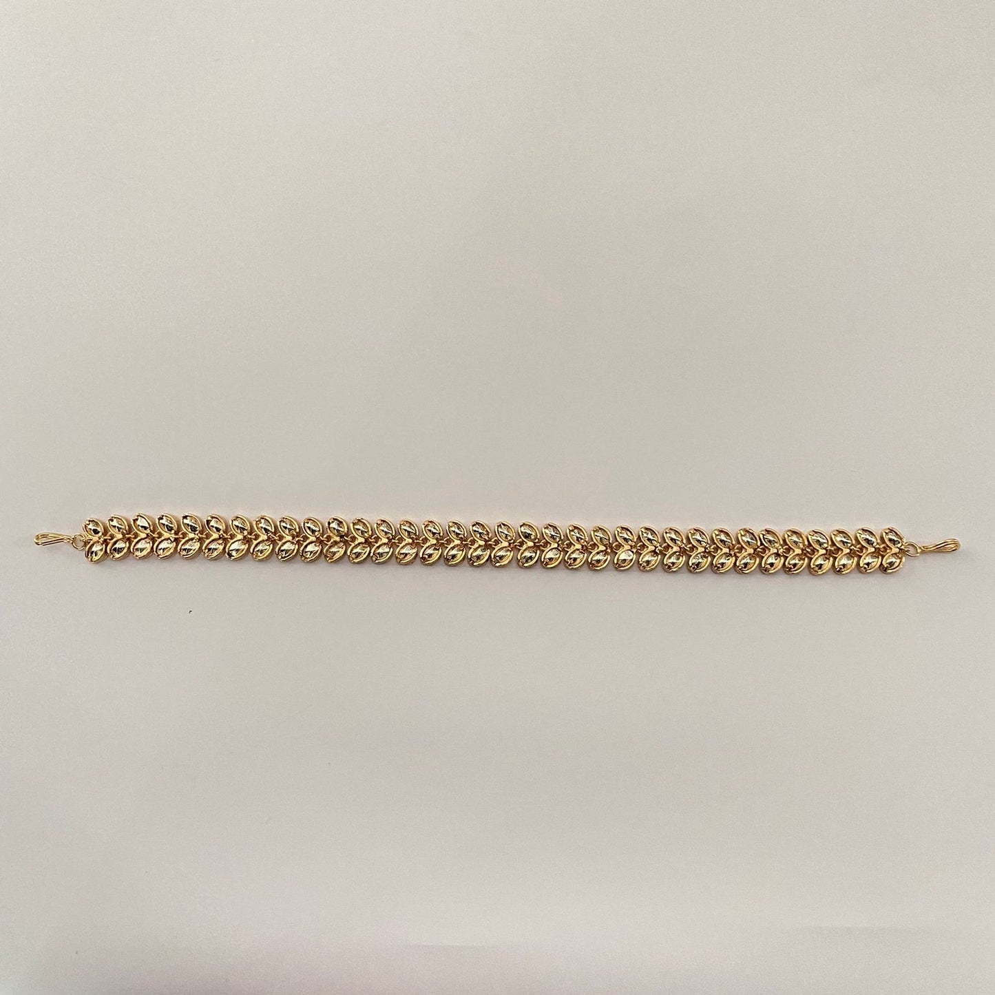 Gold-Plated Kundan Handcrafted Mathapatti Bridal Set