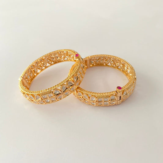 Openable Kundan Pair Bangle