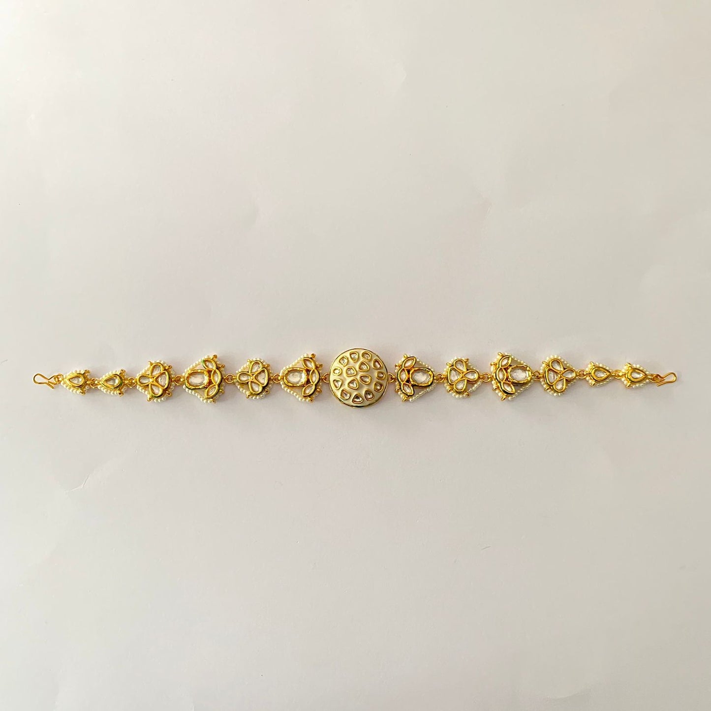 Kundan Beads Mathapatti For Wedding