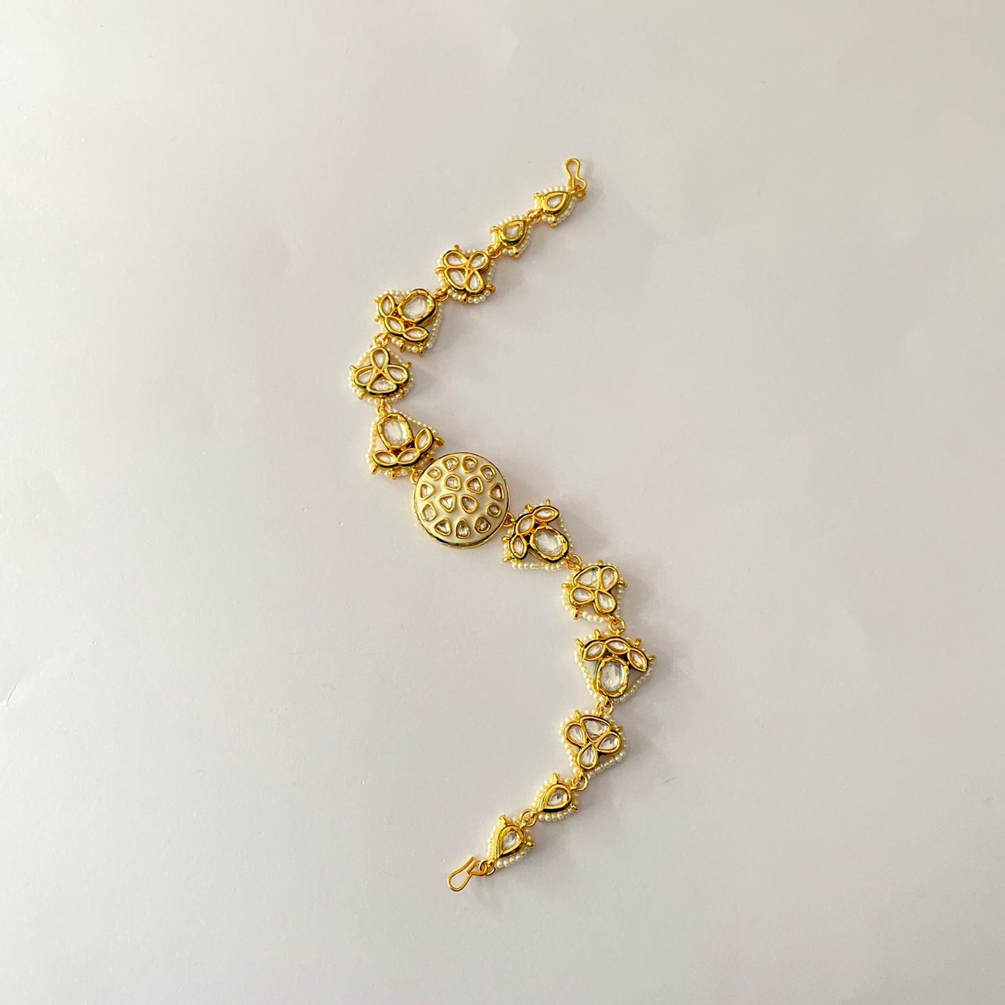 Kundan Beads Mathapatti For Wedding