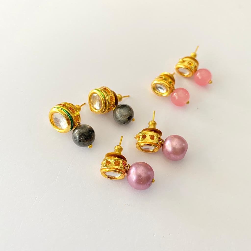 Kundan Multi Earring