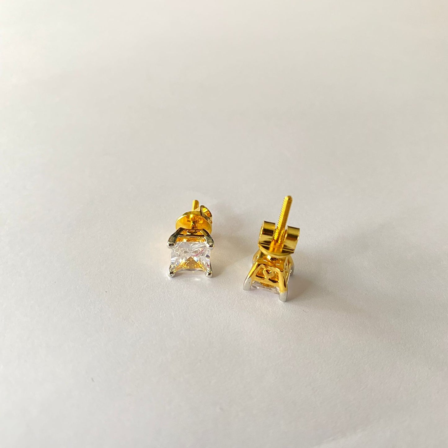 Gold Plated Diamond Solitaire
