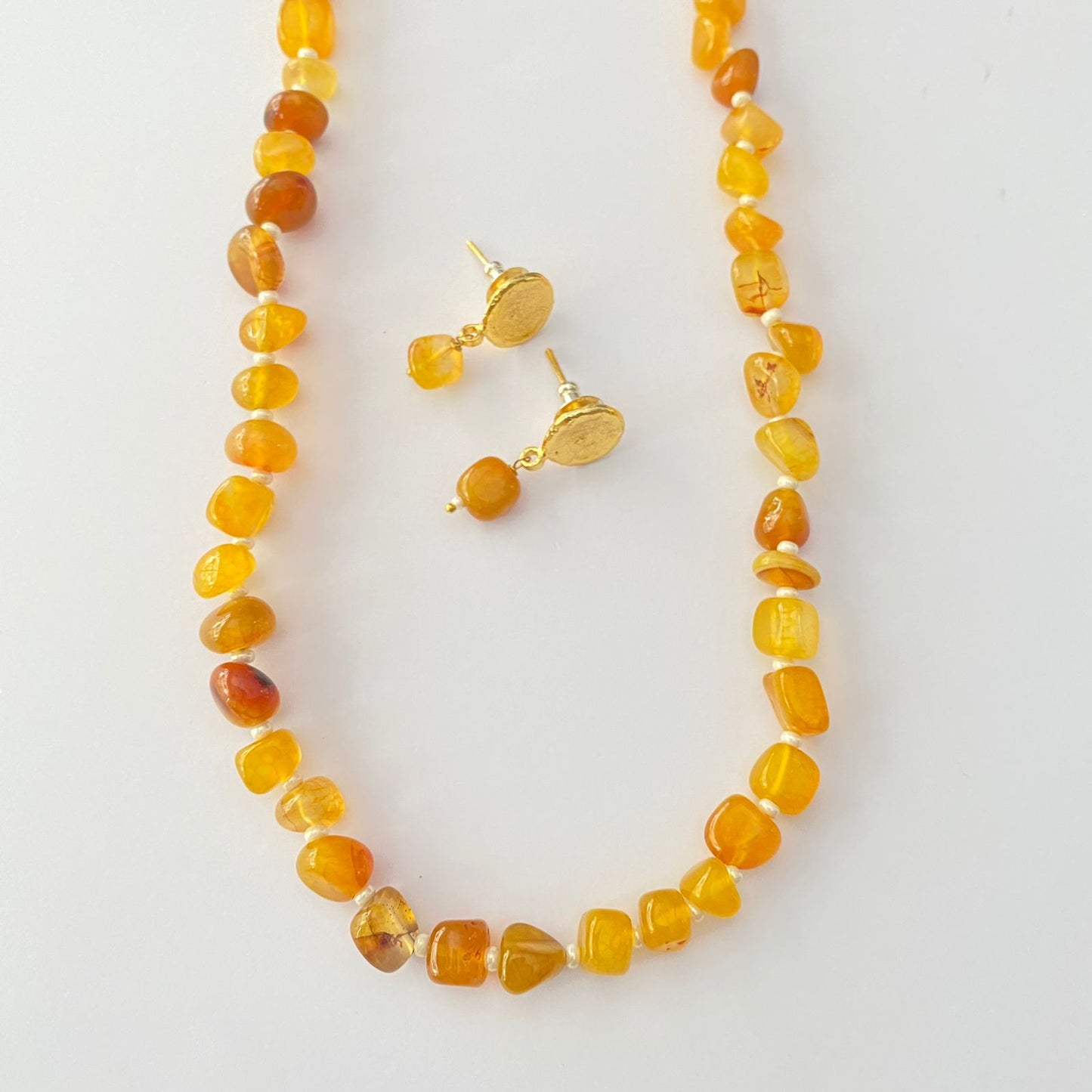 Yellow Stone Necklace