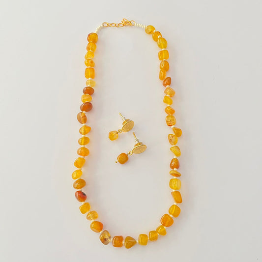 Yellow Stone Necklace