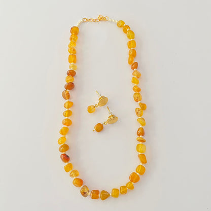 Yellow Stone Necklace