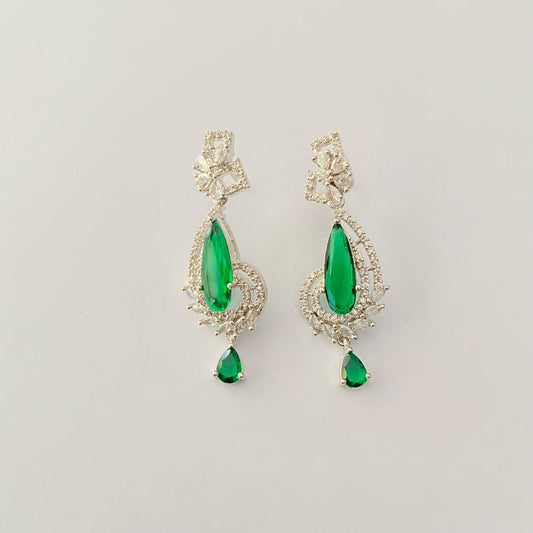 Emerald Diamond Classic Earring