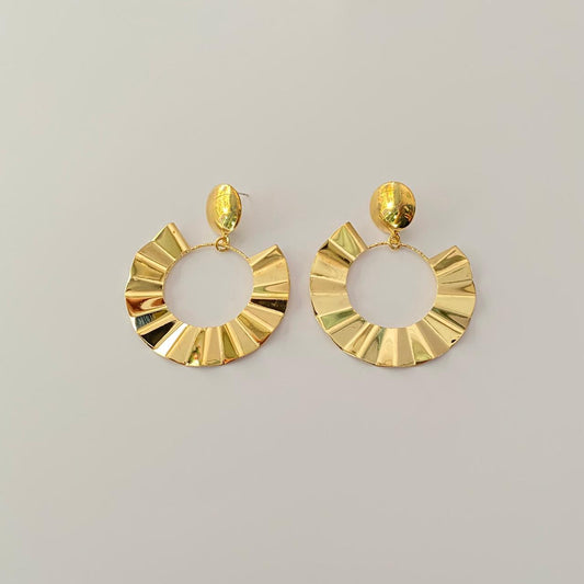 Gold Plated Stunning Round western Earring