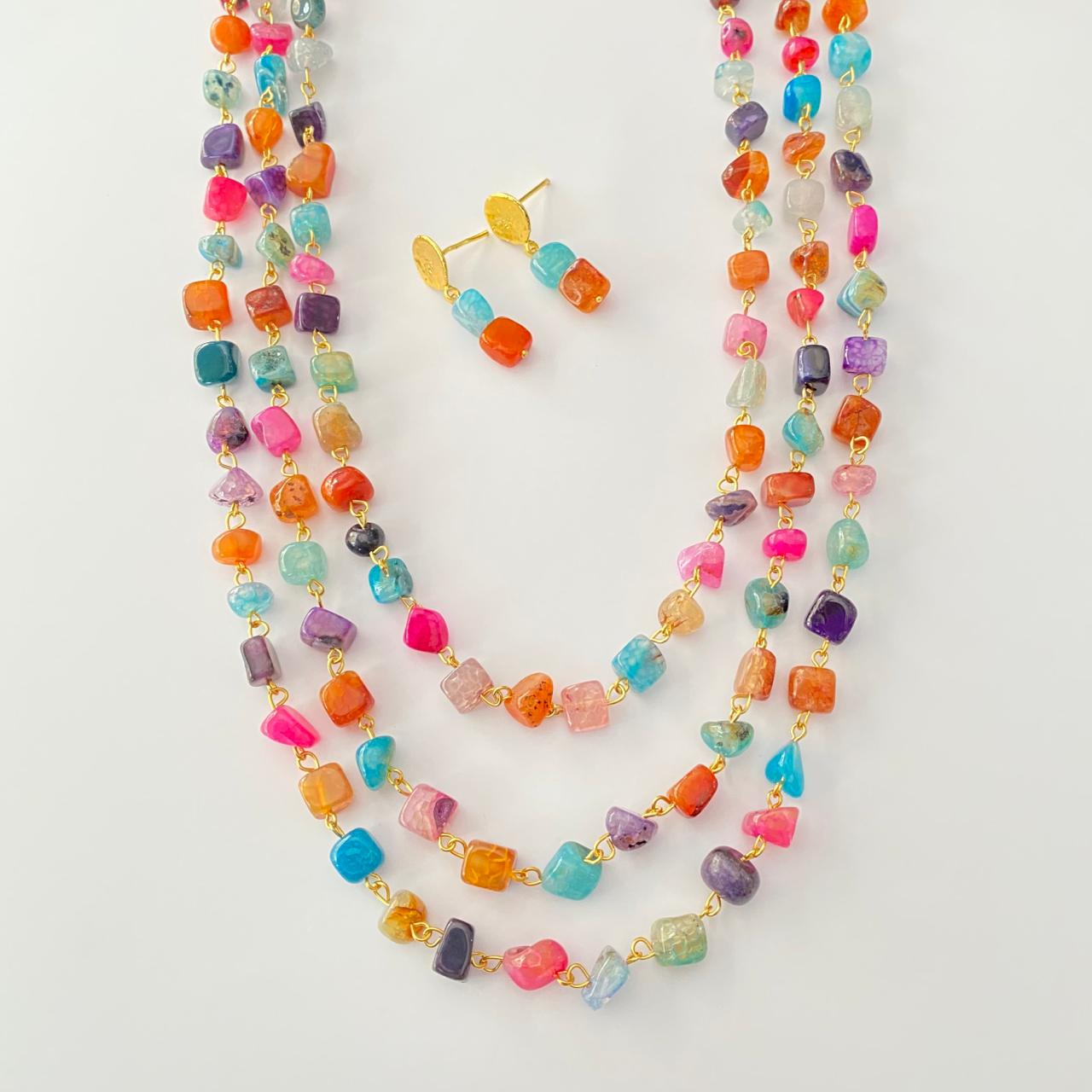 Multi 3 Layer Necklace set