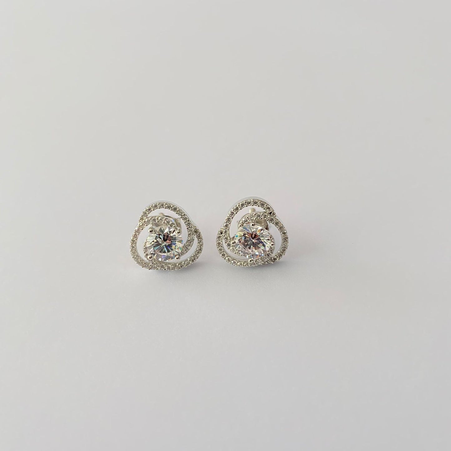 Silver Plated Diamond Solitaire