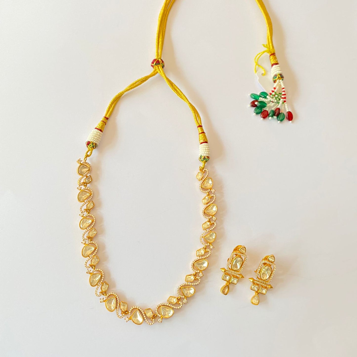 Moissanite Necklace Set