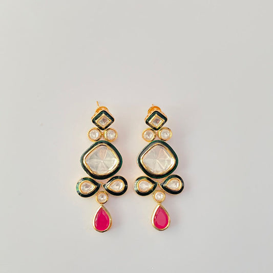 Kundan Gold Plated Earring