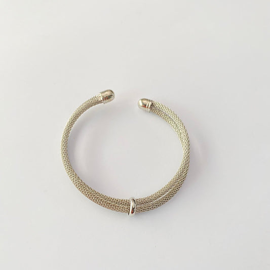 Sleek Silver Plated Bracelet
