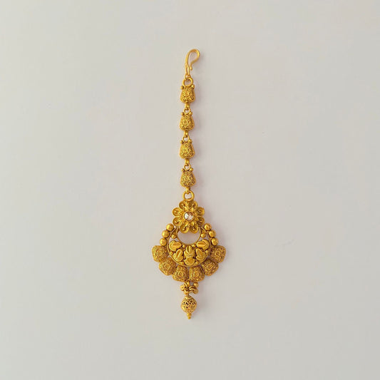 Temple look Antique Gold Plated Mangtika