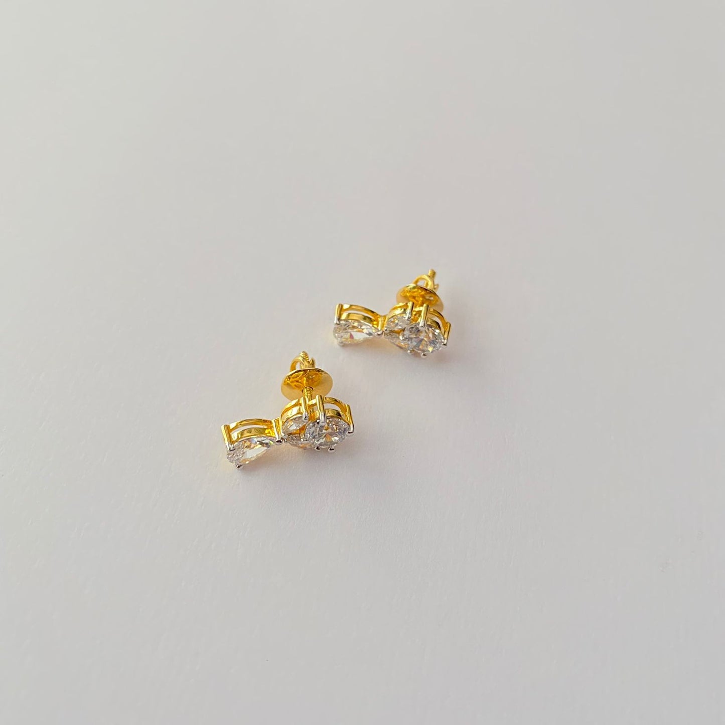 Gold Plated Pure Silver Earring.