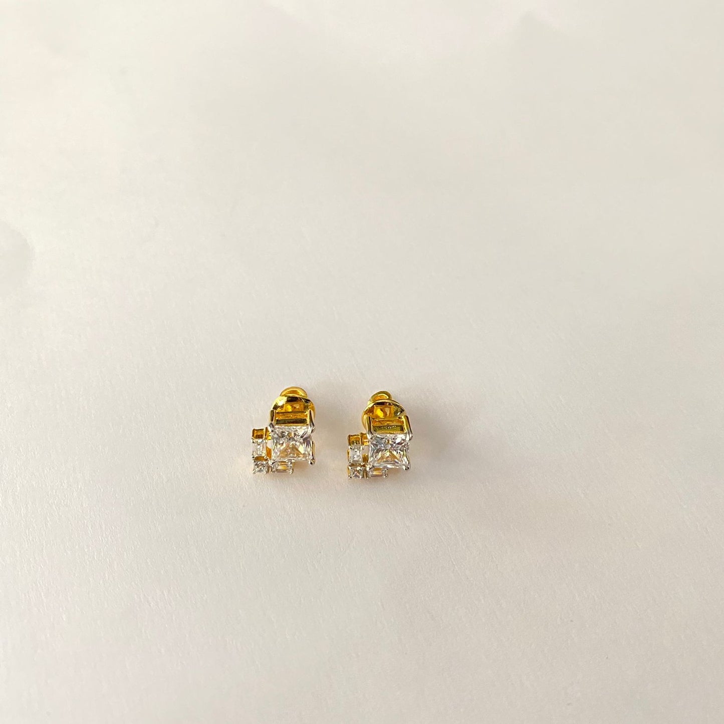 Gold Plated Pure Silver Earring