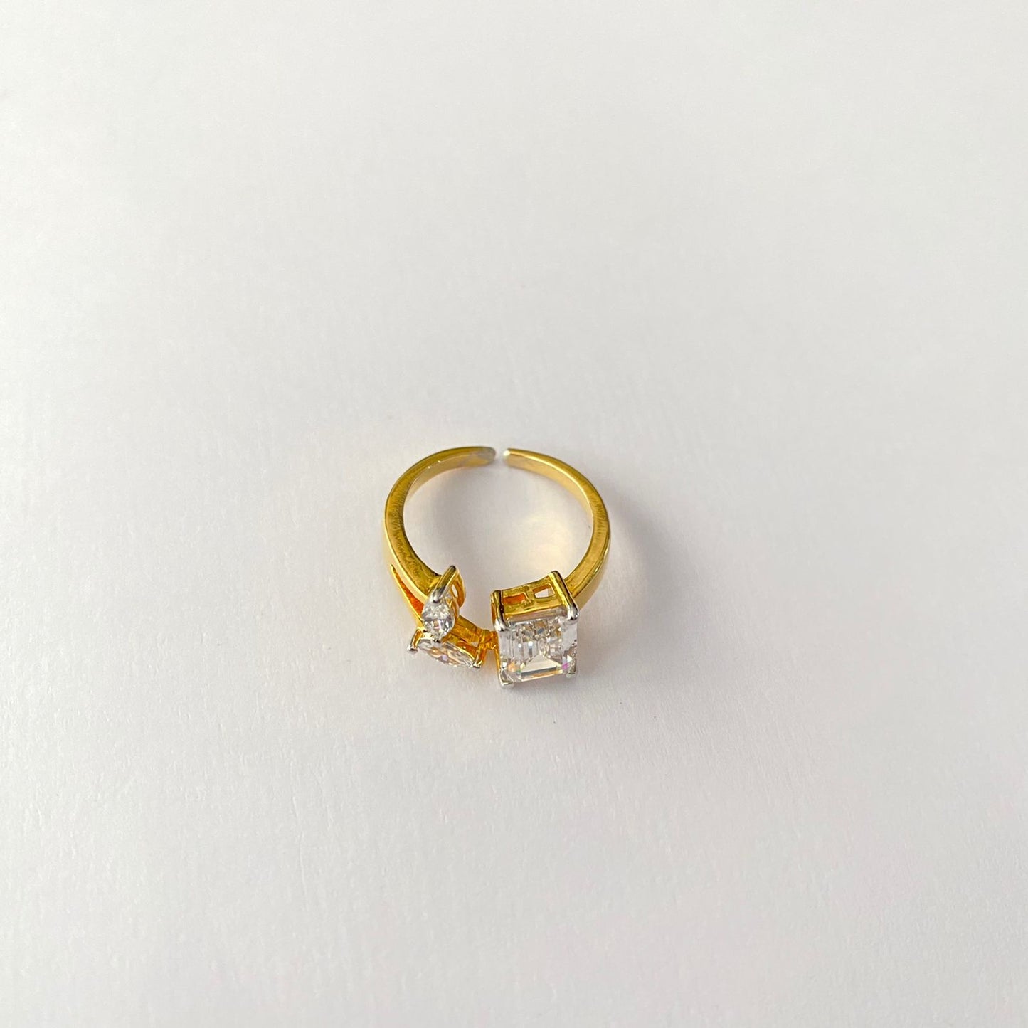 Gold Plated Pure Silver Ring