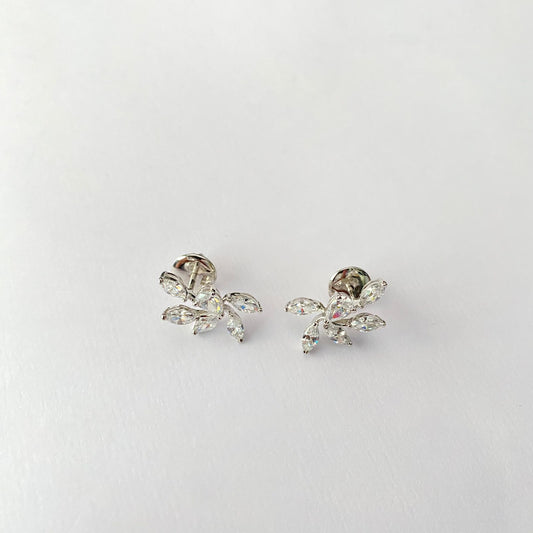 Pure Silver 92.5 Flower Design Earring