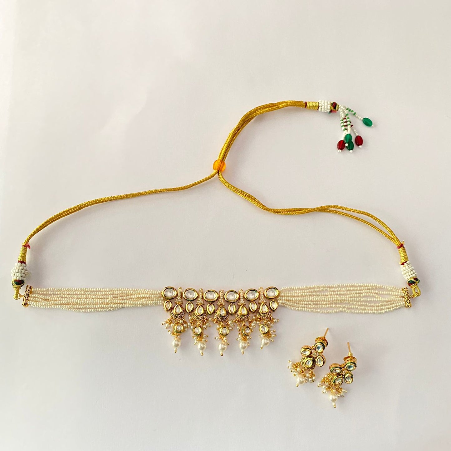 Gold Plated Kundan Choker Set
