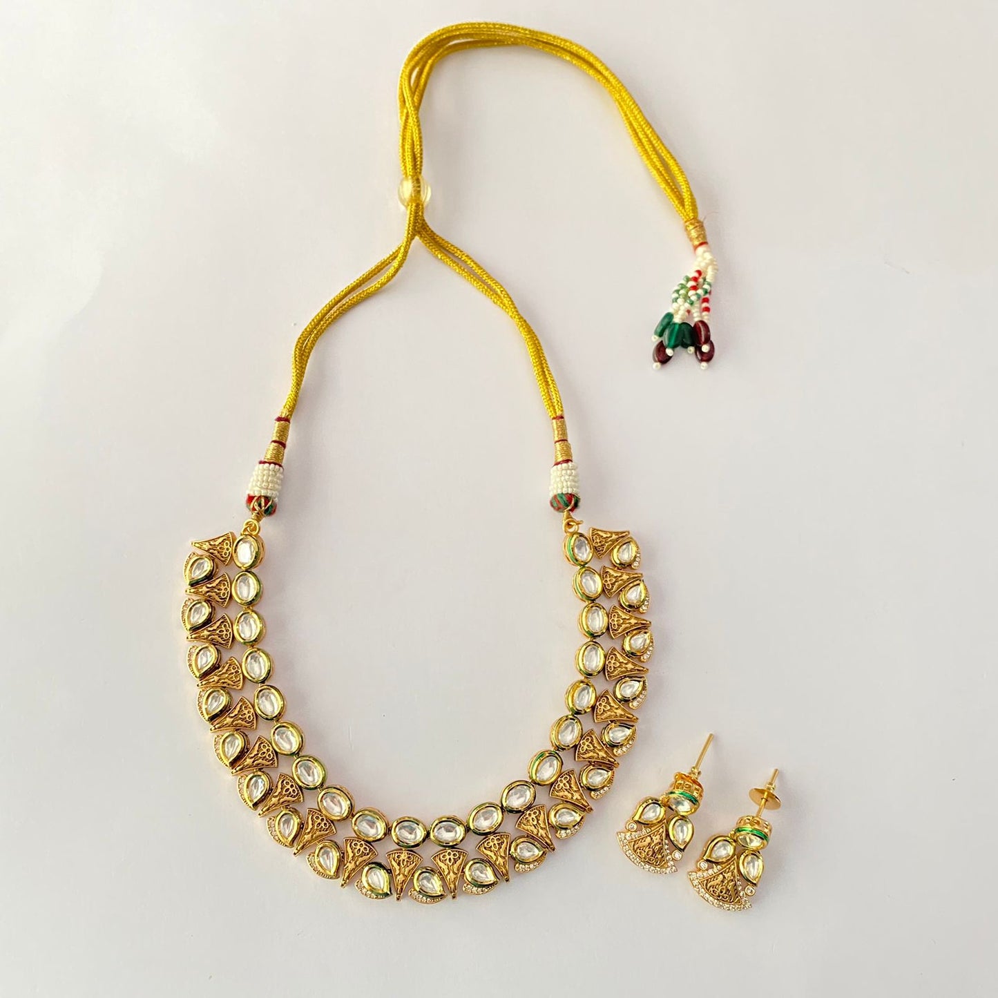 Kundan Gold Plated Necklace Set