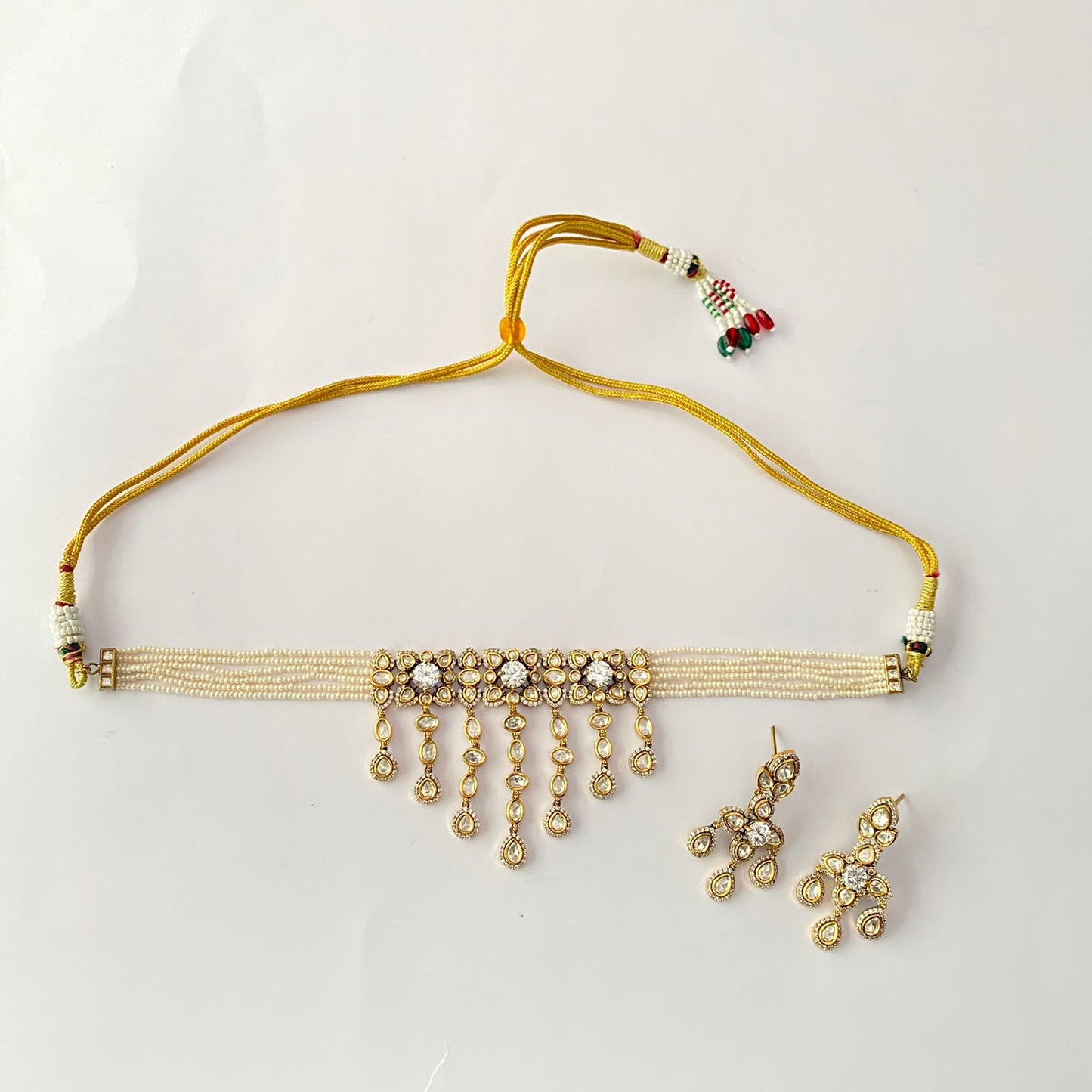 Moissanite Kundan Choker Set