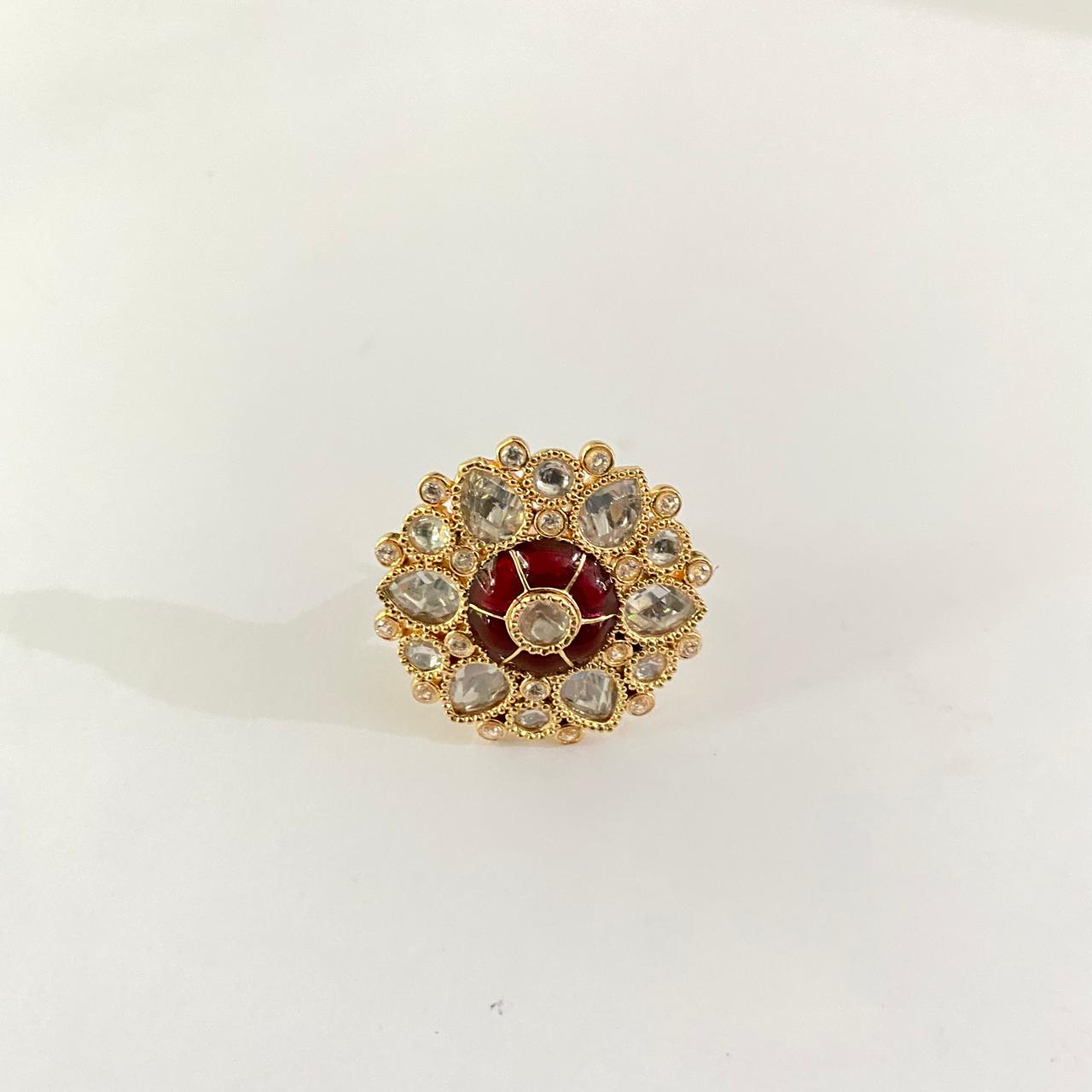 Ruby Classic Adjustable Ring