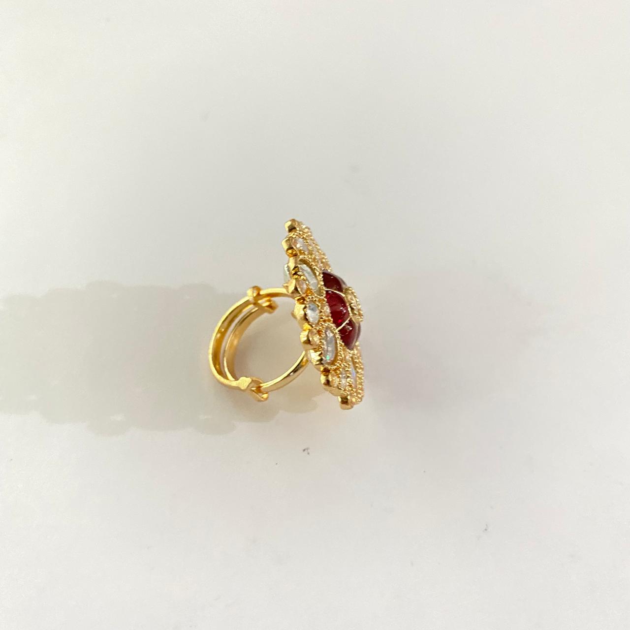Ruby Classic Adjustable Ring