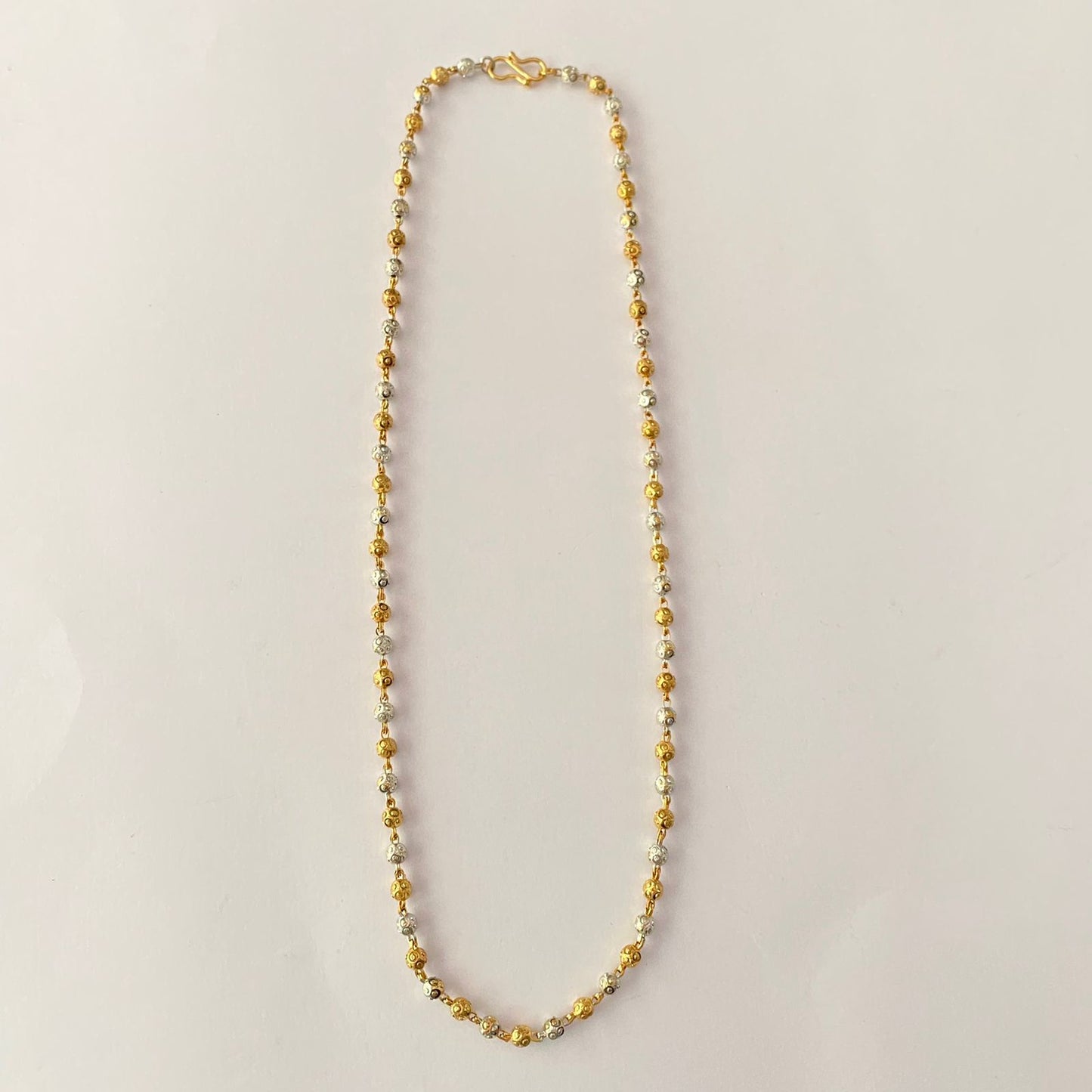 Gold Plated Matar Ball Chain
