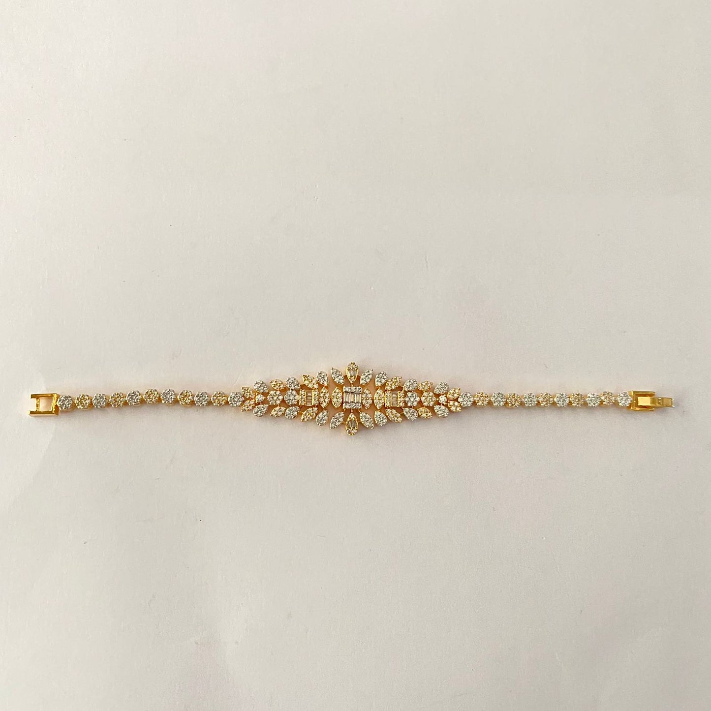 Gold Plated Diamond Bracelet