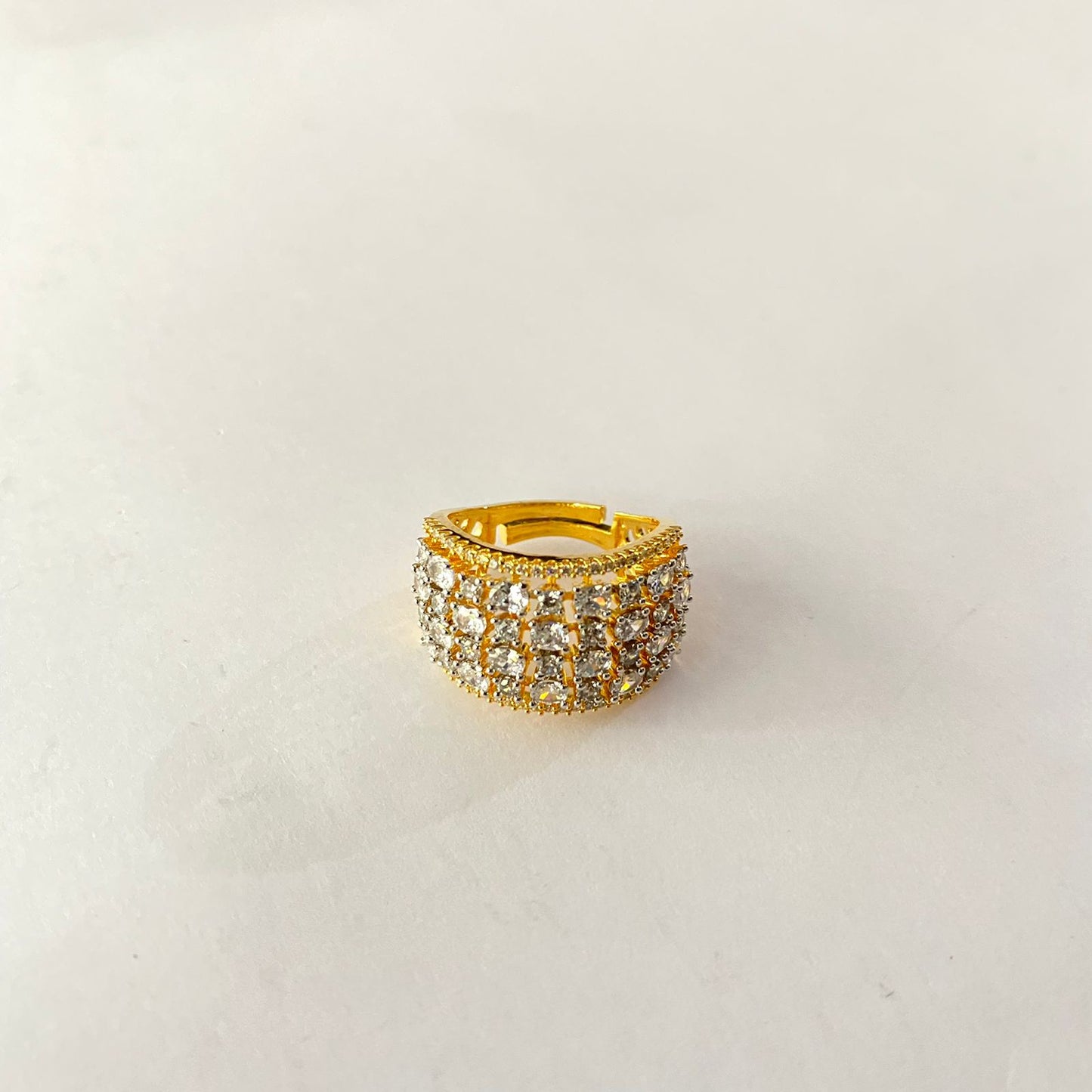 Diamond Gold Plated Ring