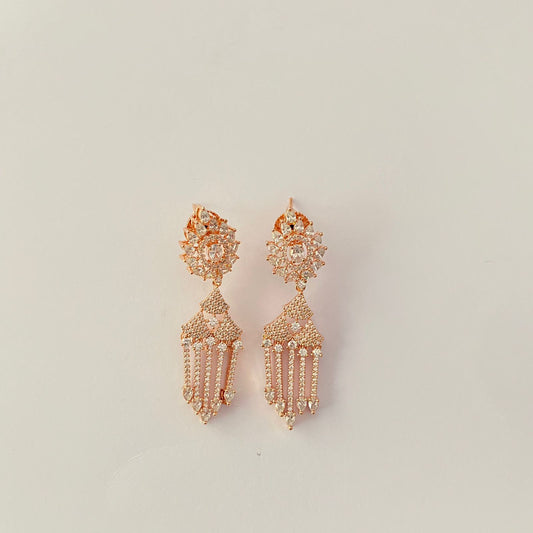 Rose Gold Diamond Small Earring