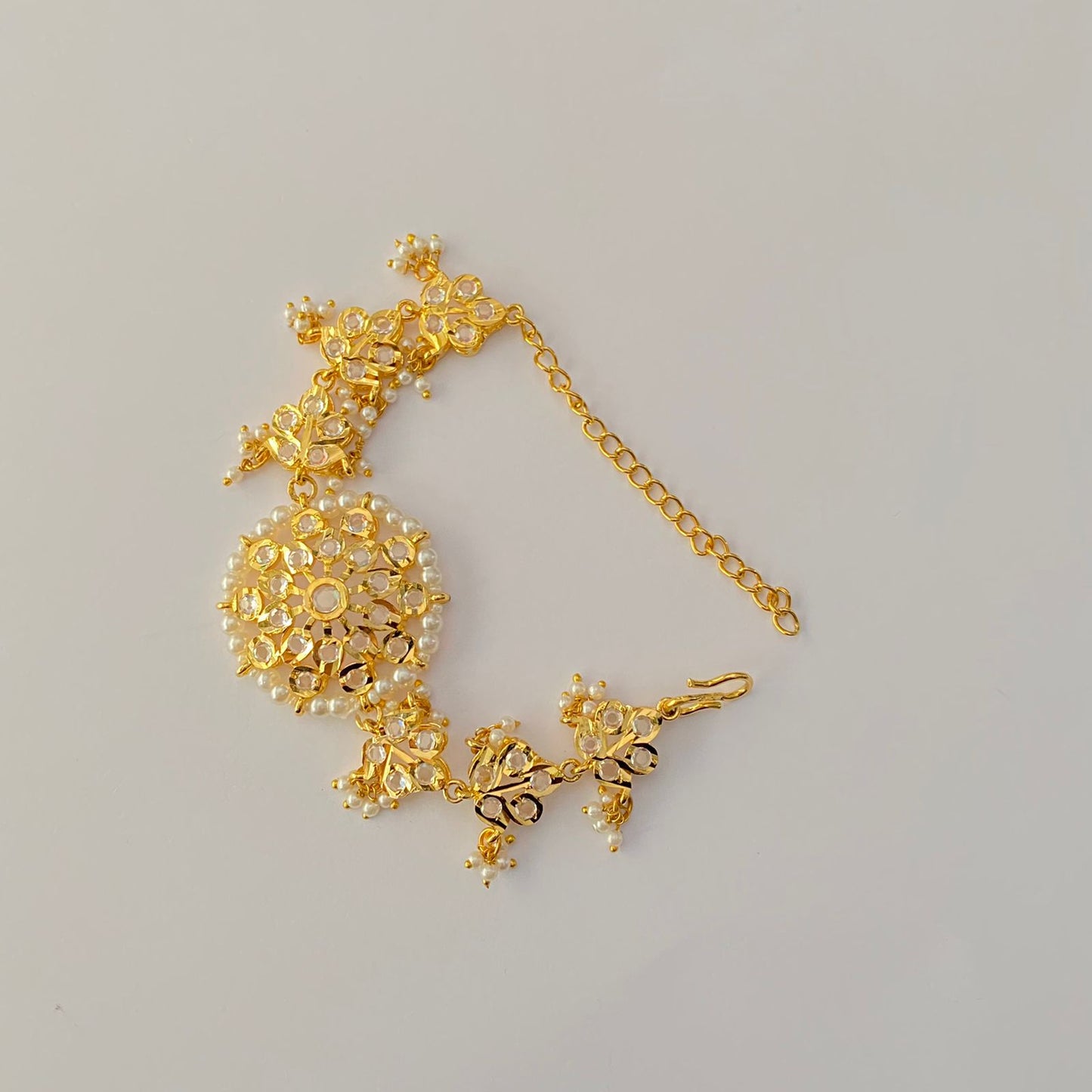 Gold Plated with small pearl Bracelet