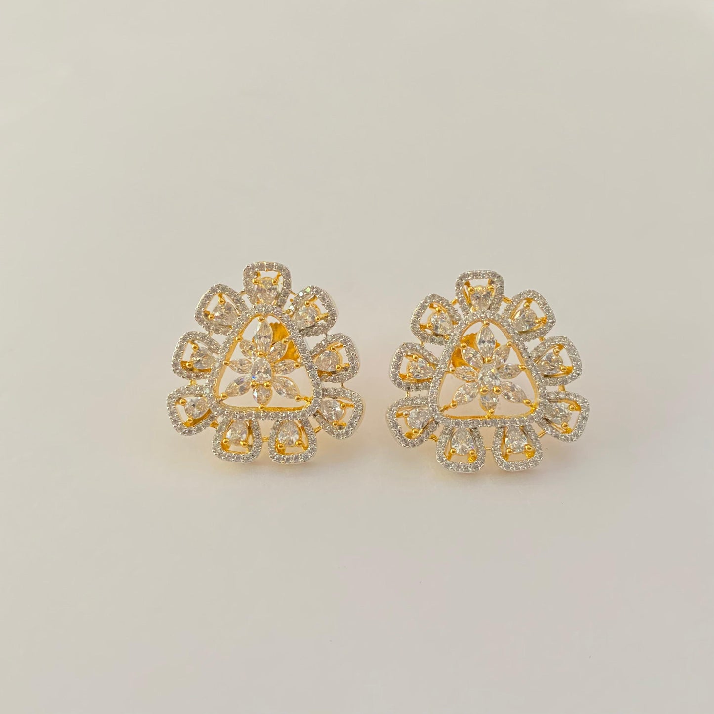 Gold Plated Latest Design Classic Stud