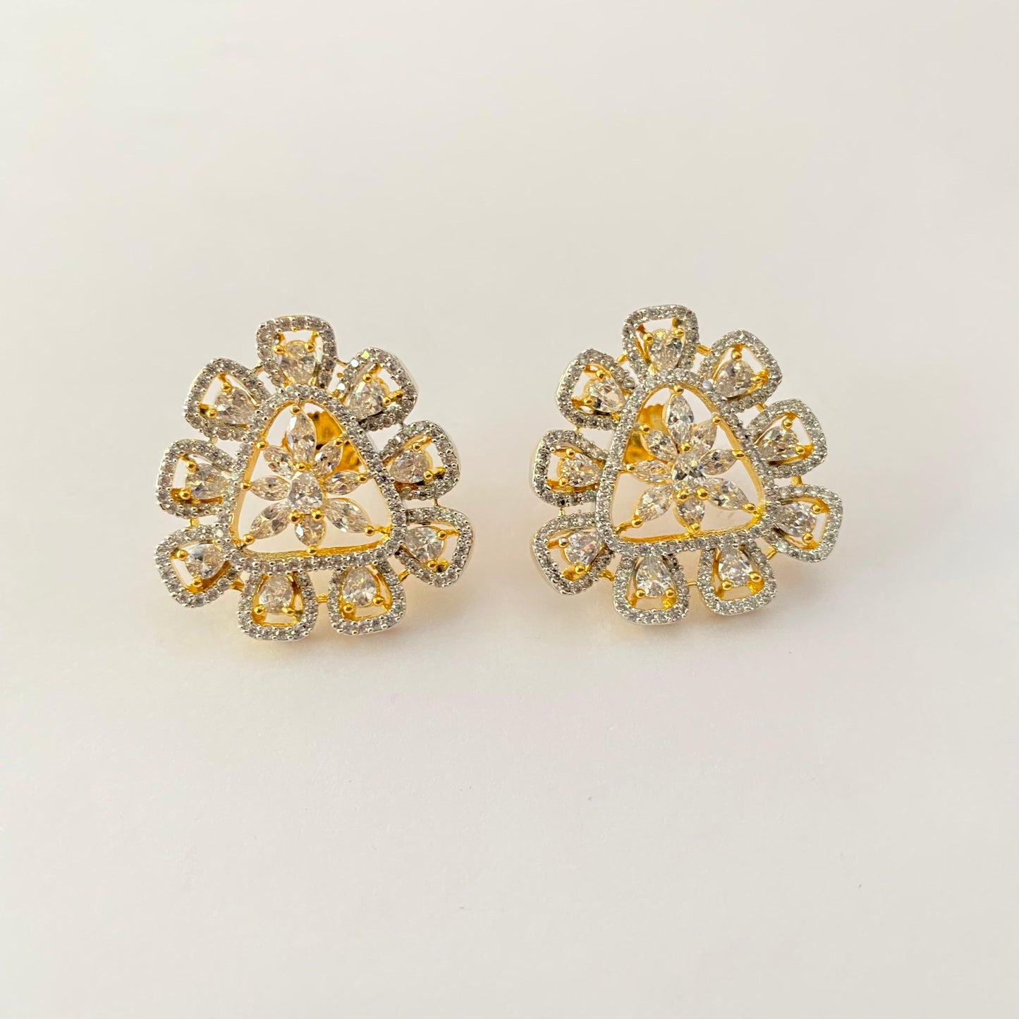 Gold Plated Latest Design Classic Stud
