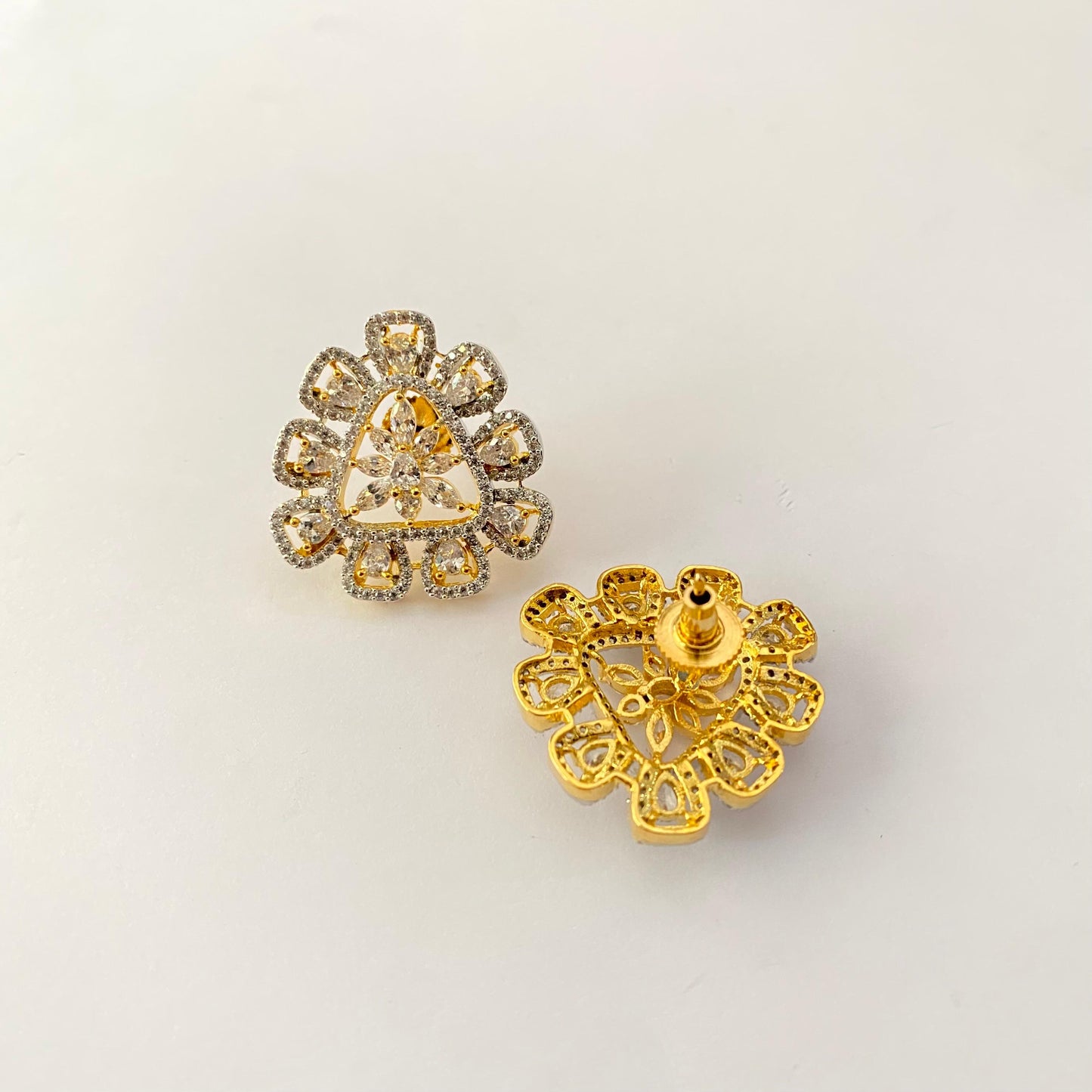 Gold Plated Latest Design Classic Stud
