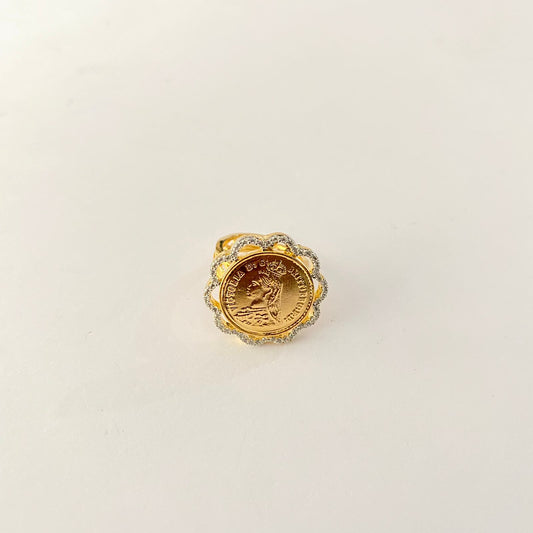 Gold Plated Gini Ring