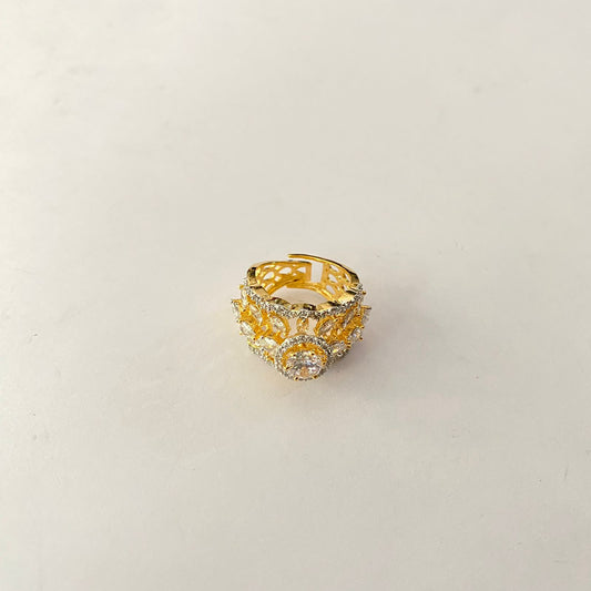 Diamond Gold Plated Ring