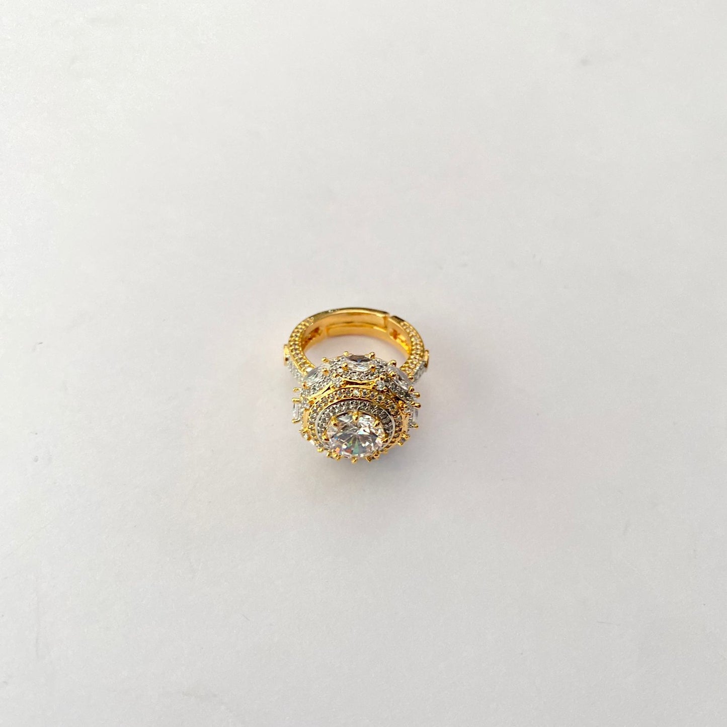 Gold Plated Diamond Ring