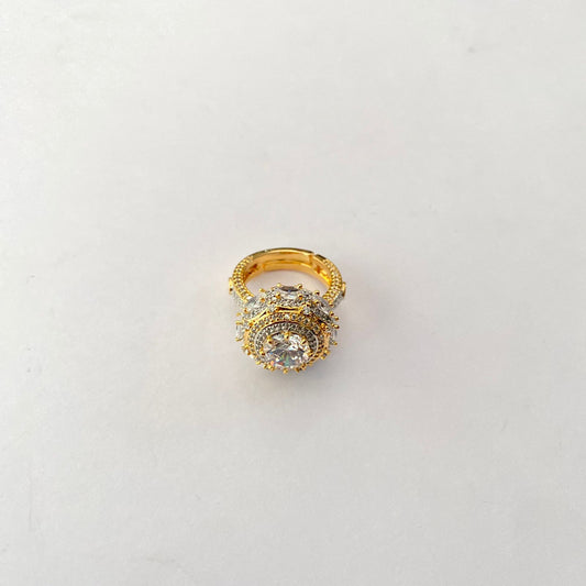 Gold Plated Diamond Ring