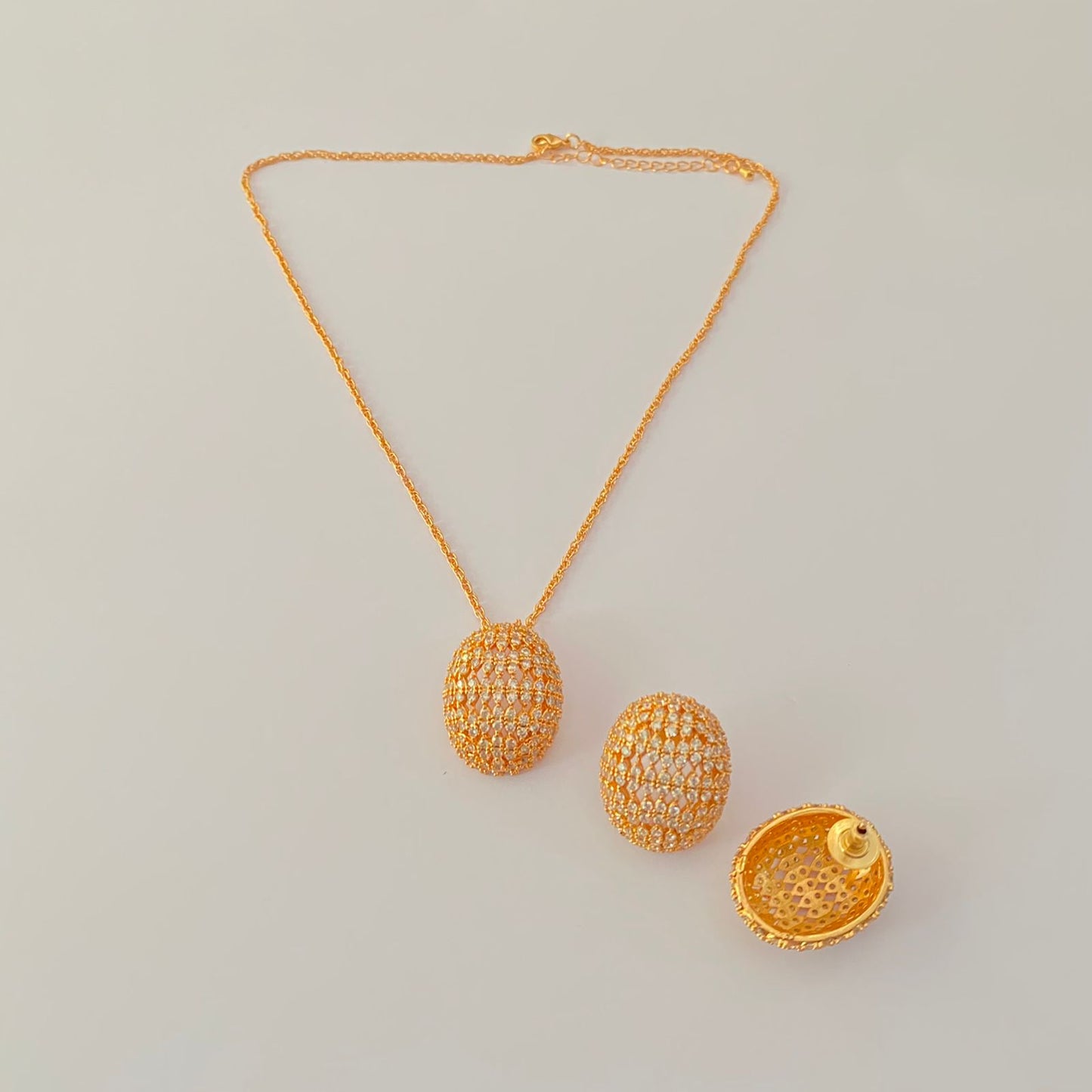 Gold Plated Pendant set