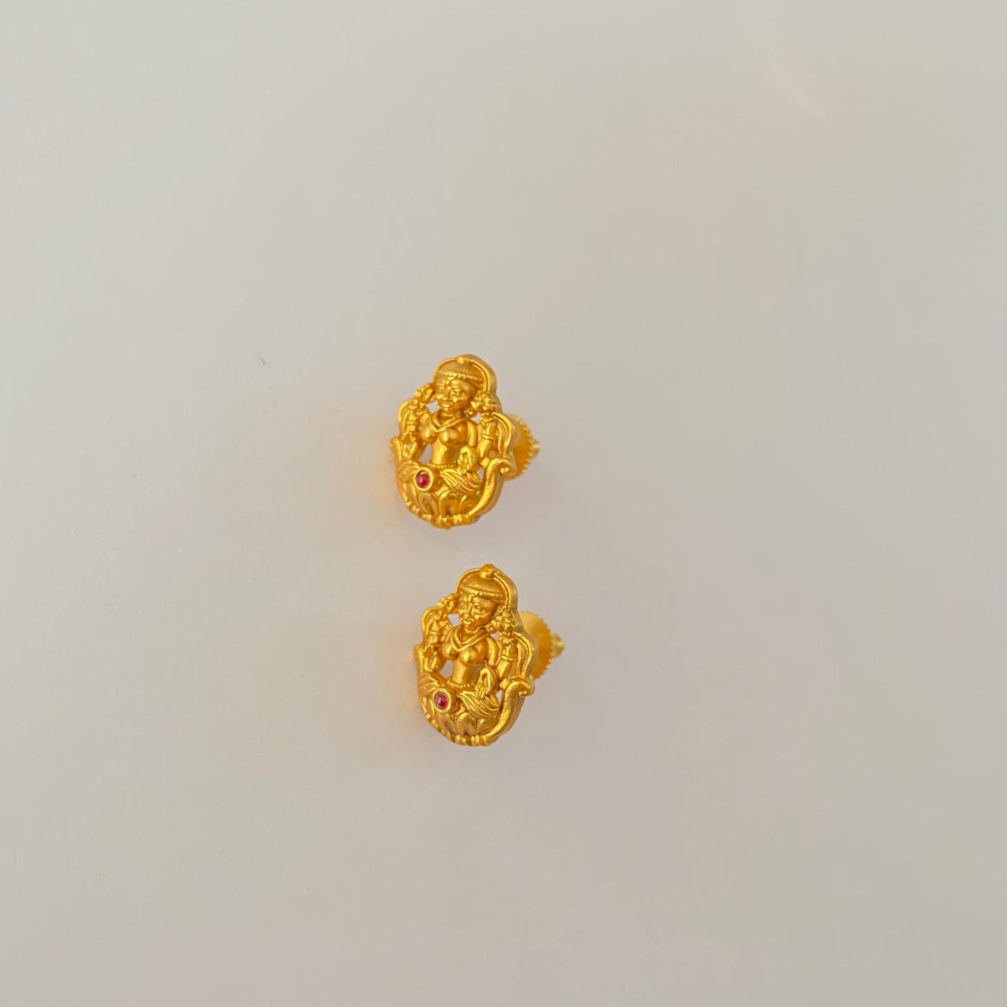 Antique Gold Plated Lakshmi Pendant Set