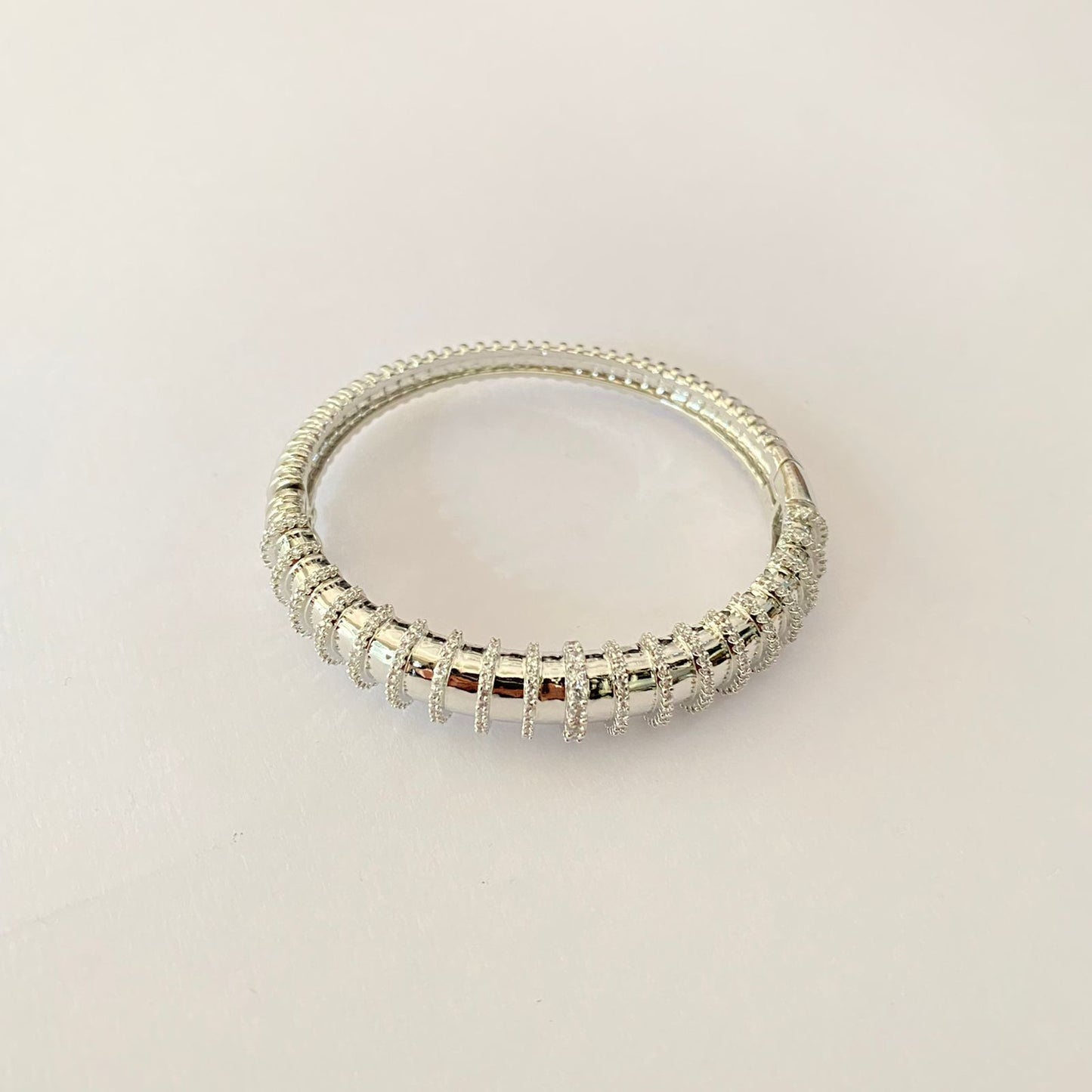 Silver Plated Diamond Bracelet