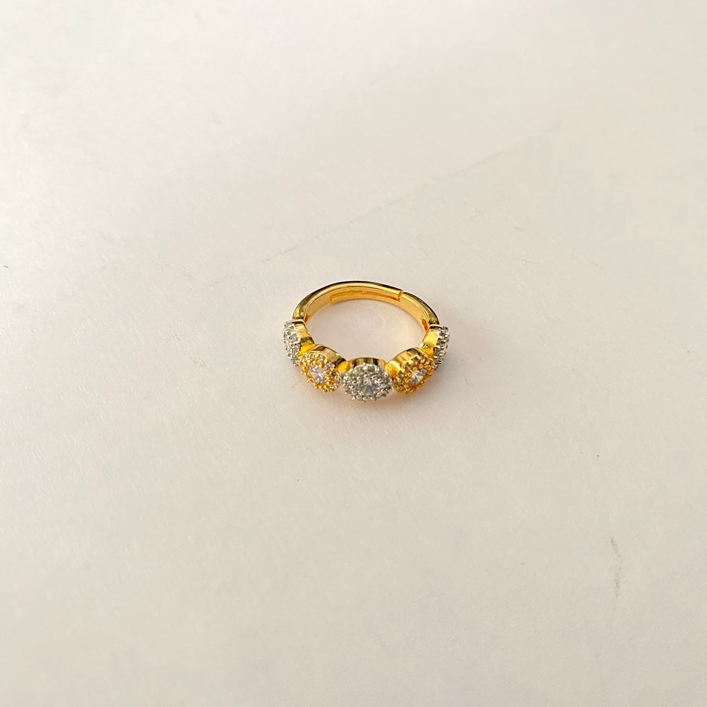 Sleek Gold Plated Ring