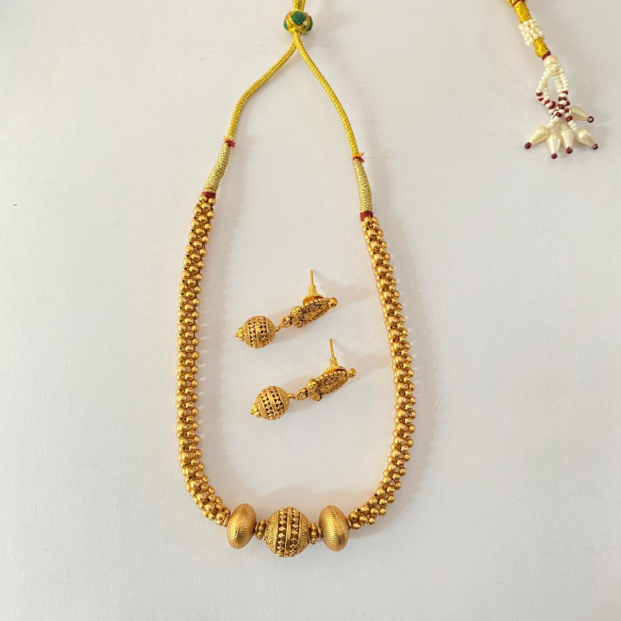 Gold Plated Necklace Set