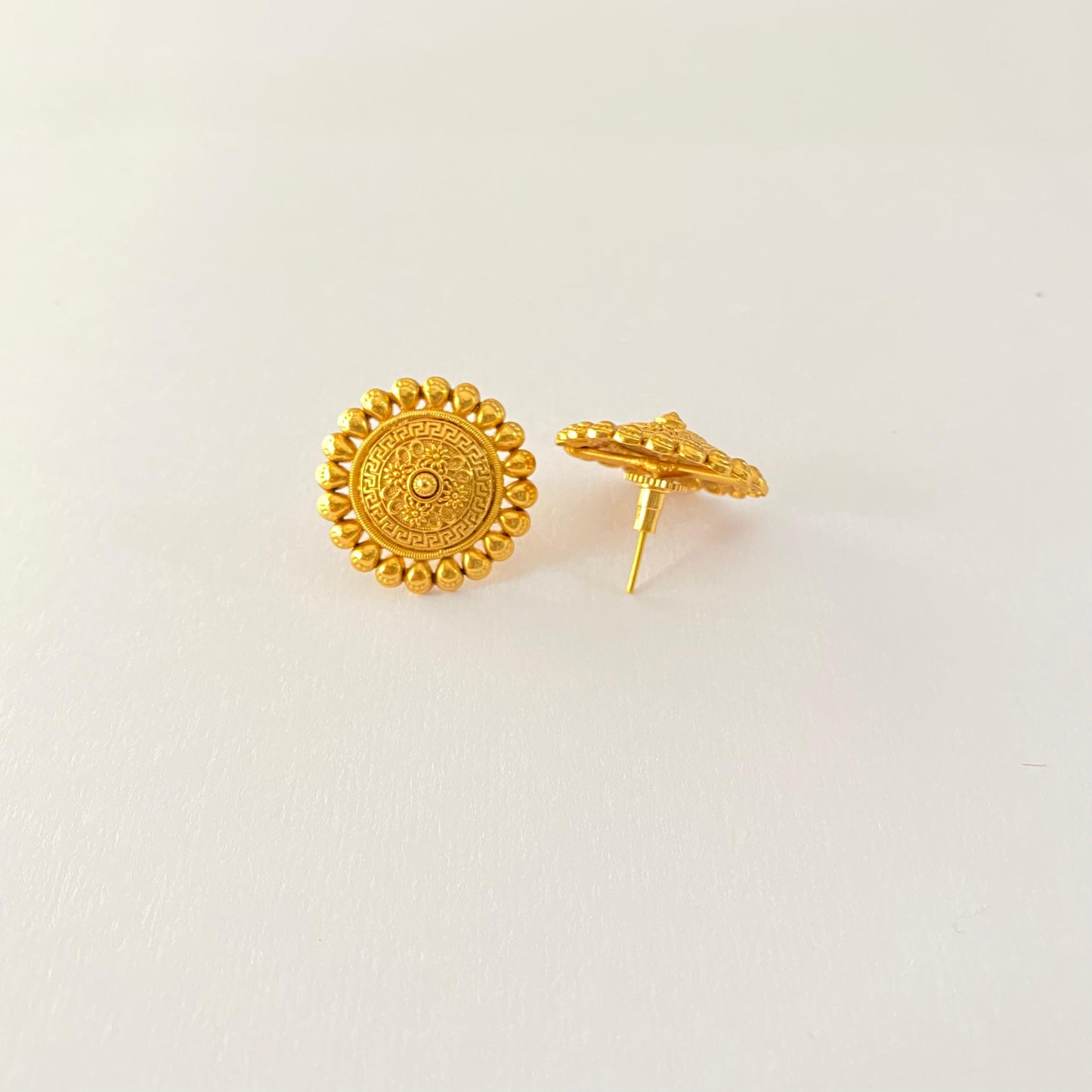 Antique Gold Ethnic Stud New Design