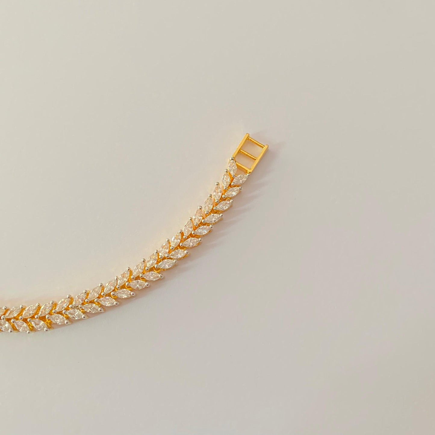 Gold Plated A.D Latest Design Bracelet