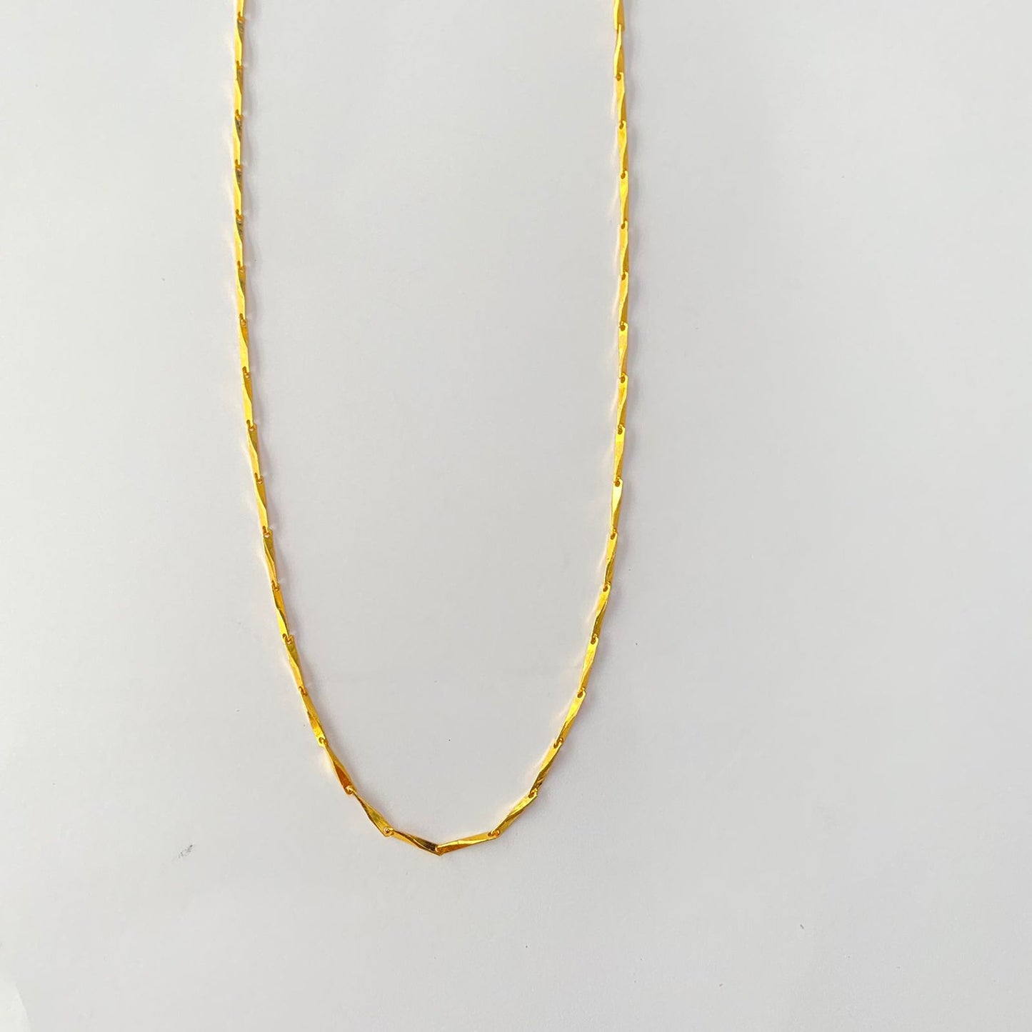 Gold Plated Twisted Chain