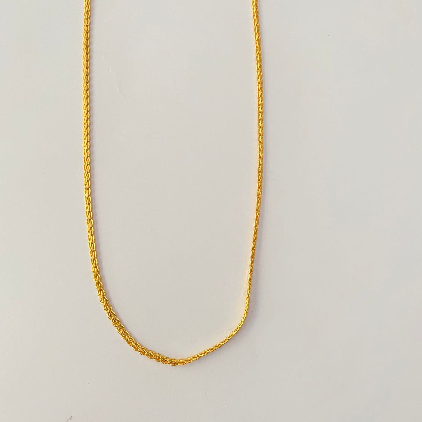 Gold Plated Rope Chain