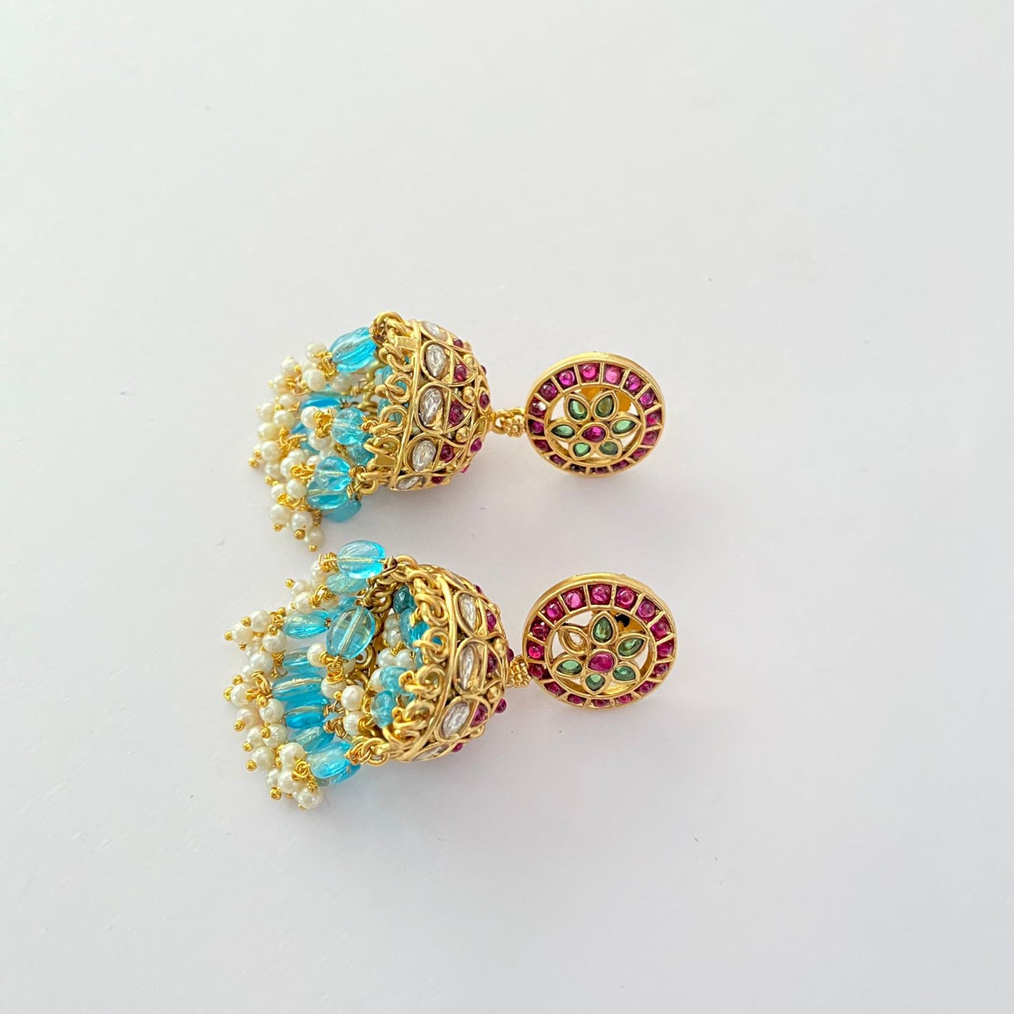 Antique Gold Plated Jhumka