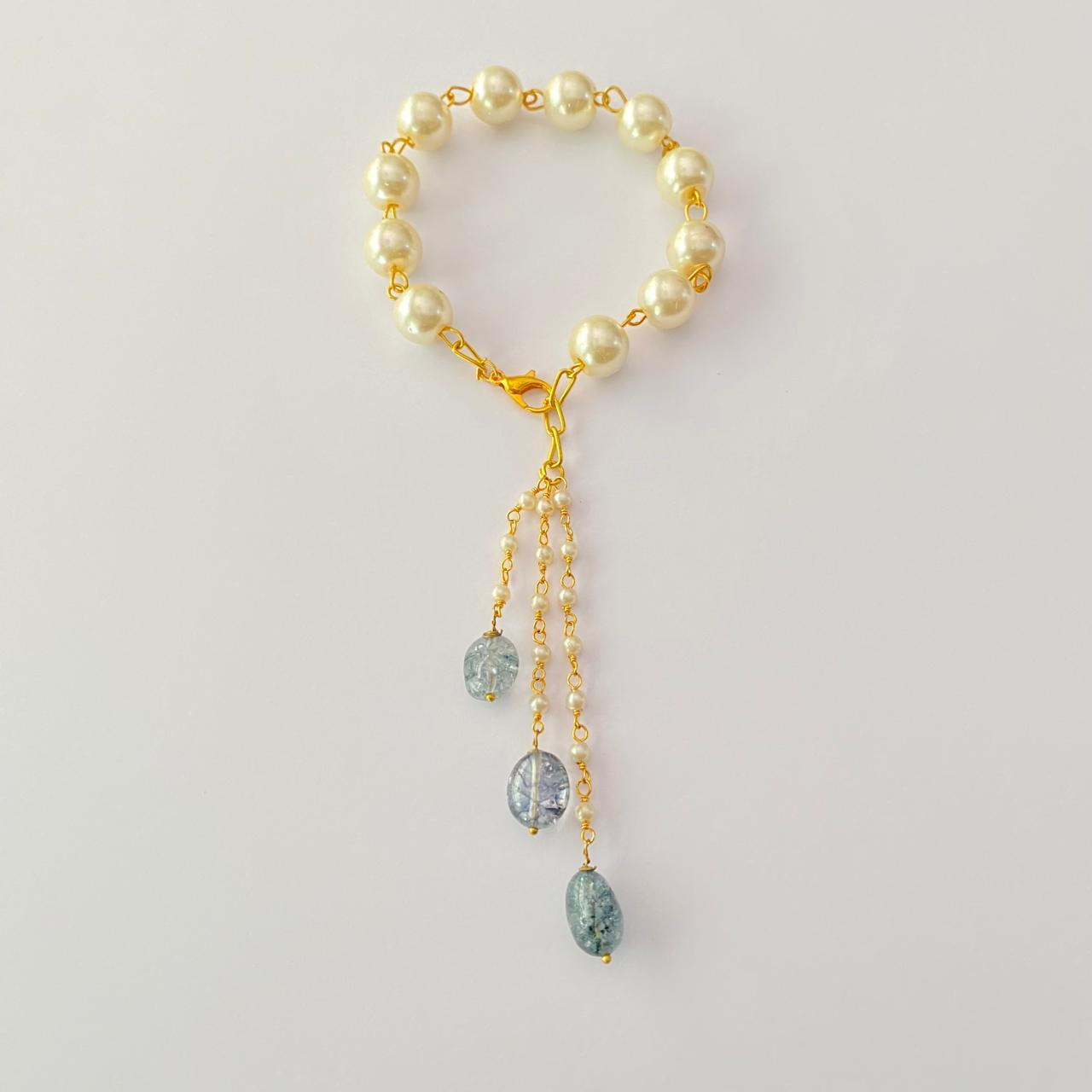 FANCY WITH PEARL LUMBA RAKHI FOR WOMEN